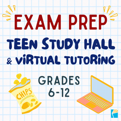 Teen Study Hall Friday 6/14/24