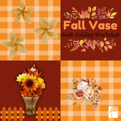 Fall Vase: Book Folding Workshop