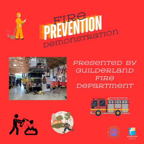 fire prevention red background