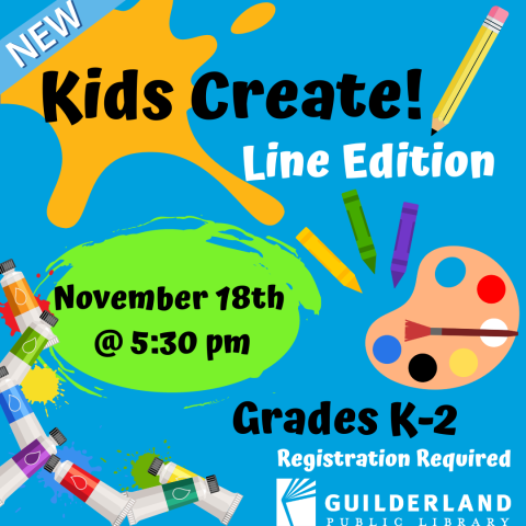 Kids Create Line Edition grades k-2 for ages 4-8