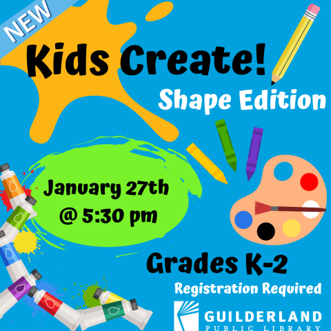 Kids Create Shape Edition grades k-2 for ages 4-8