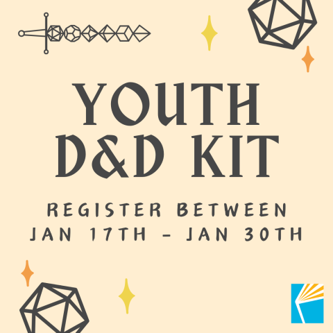 Youth D&D Kit, Register Between 01/17/25 - 01/30/25