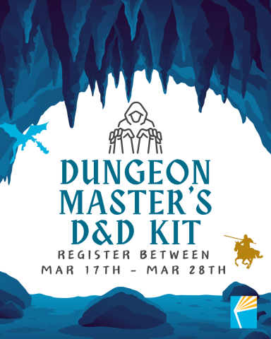 Dungeon Master's D&D Kit, Register between March 17th - March 28th