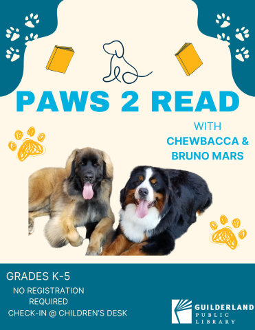 Paws 2 Read Image of Chewbacca & Bruno Mars dogs