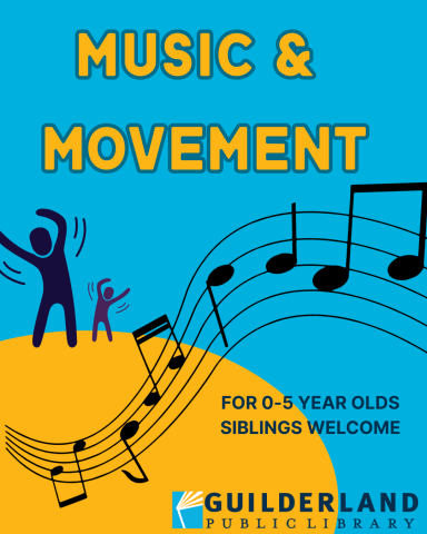 Figures dancing with musical notes