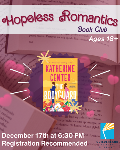 Hopeless Romantics Book Club; December 17th at 6:30PM, Ages 18+