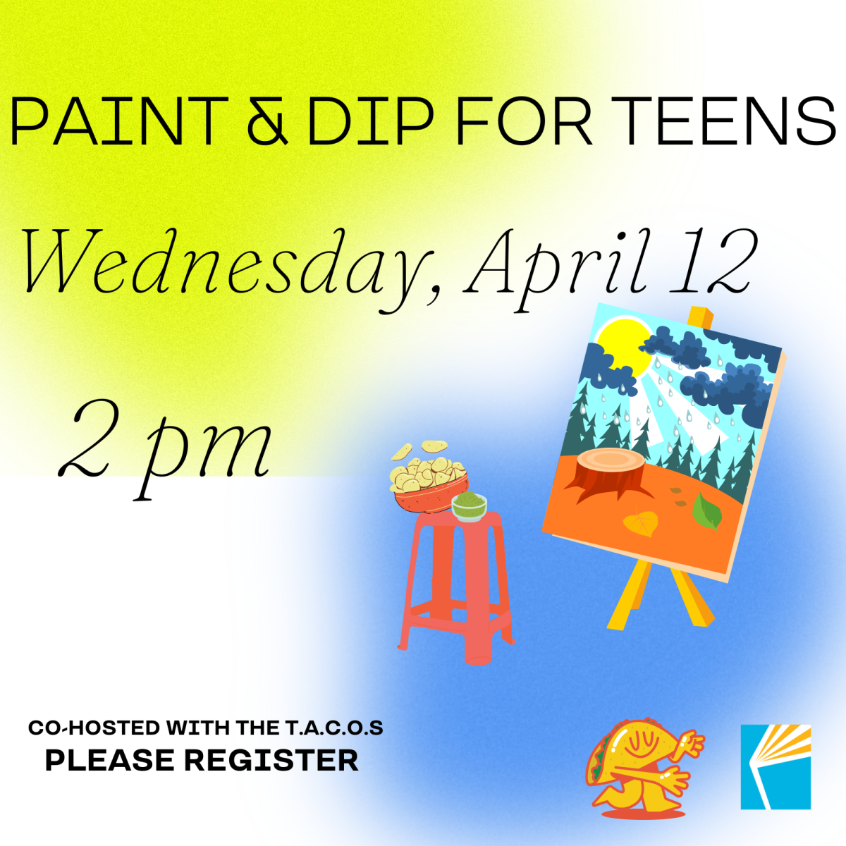 Graphic for Paint and Dip for Teens