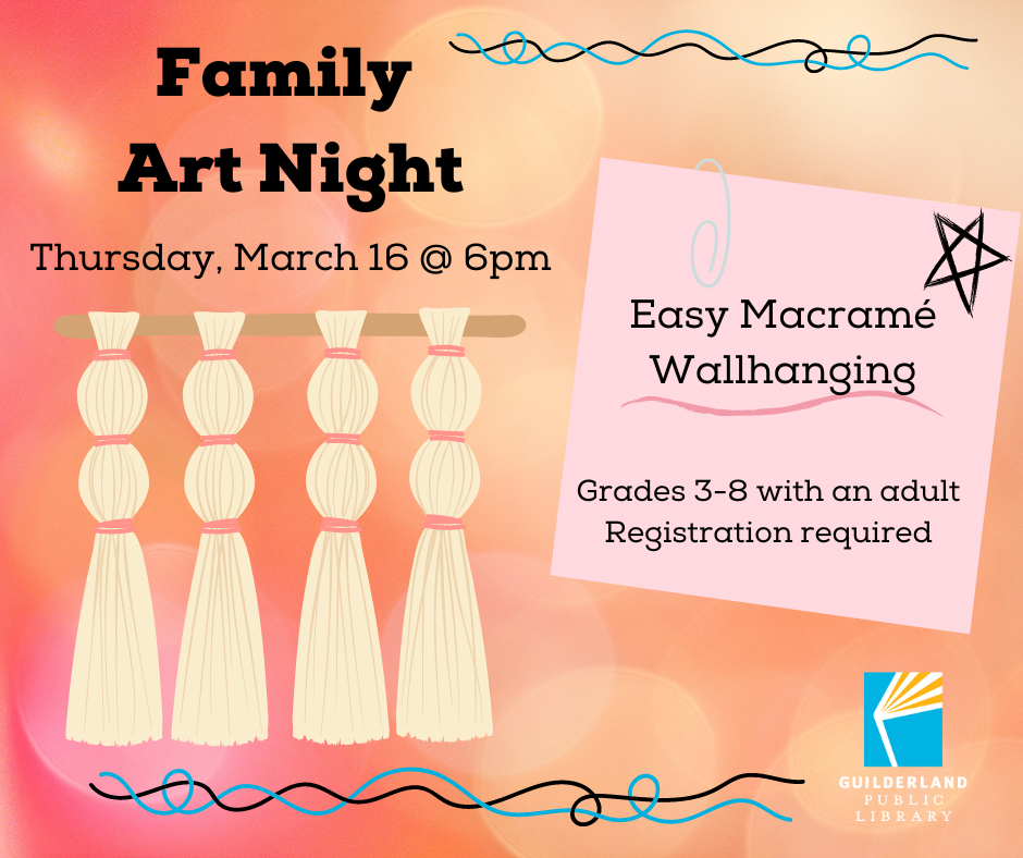 Macramé art project for families