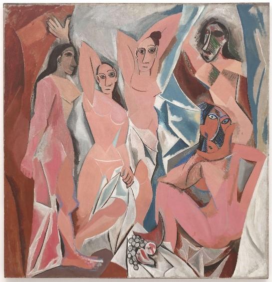 Image of Picasso painting, Les Demoiselles D'Avignon