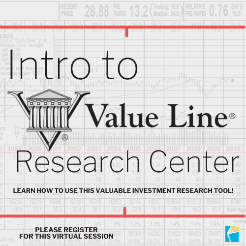 Sign Intro to Value Line Research Center