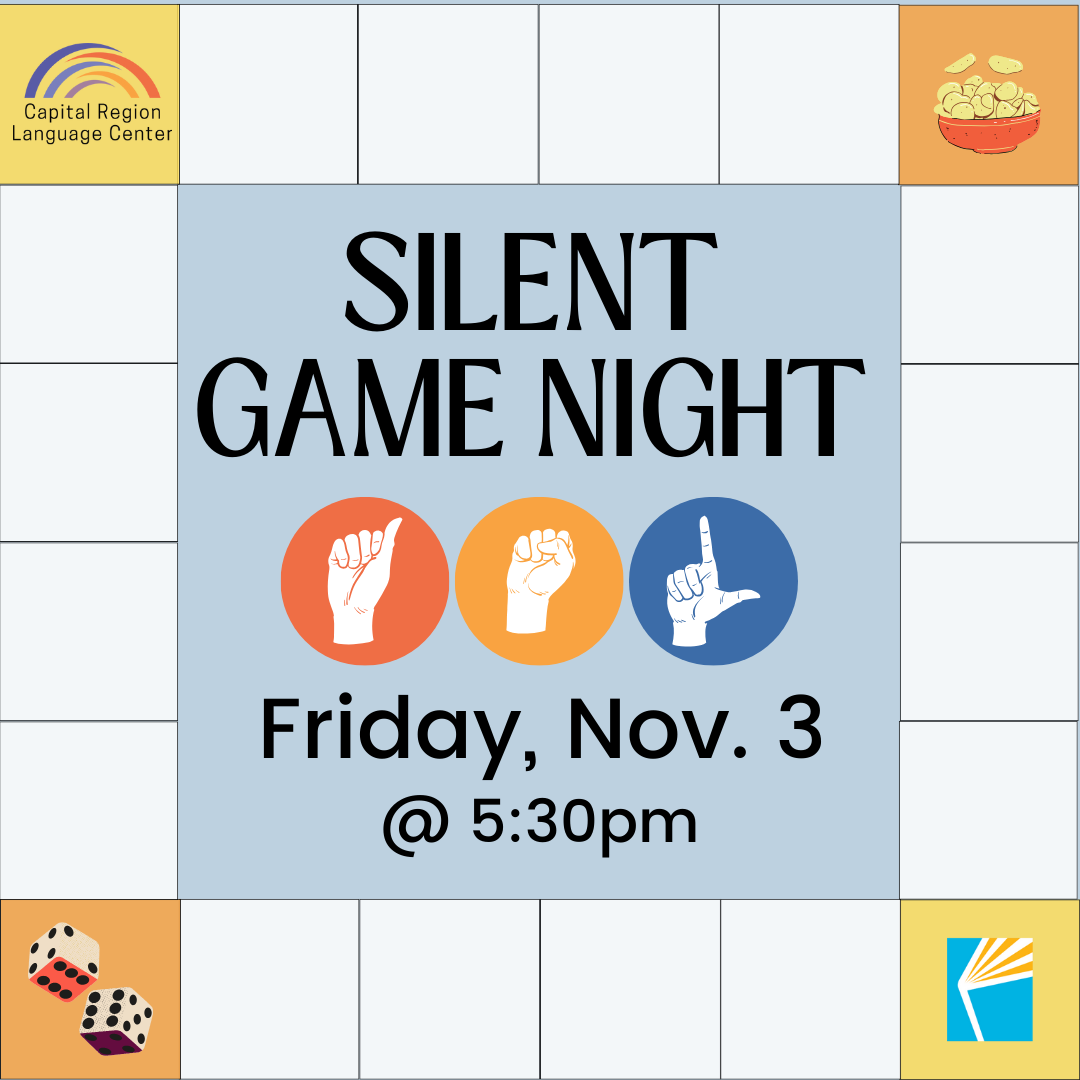 Silent Game Night Friday November 3