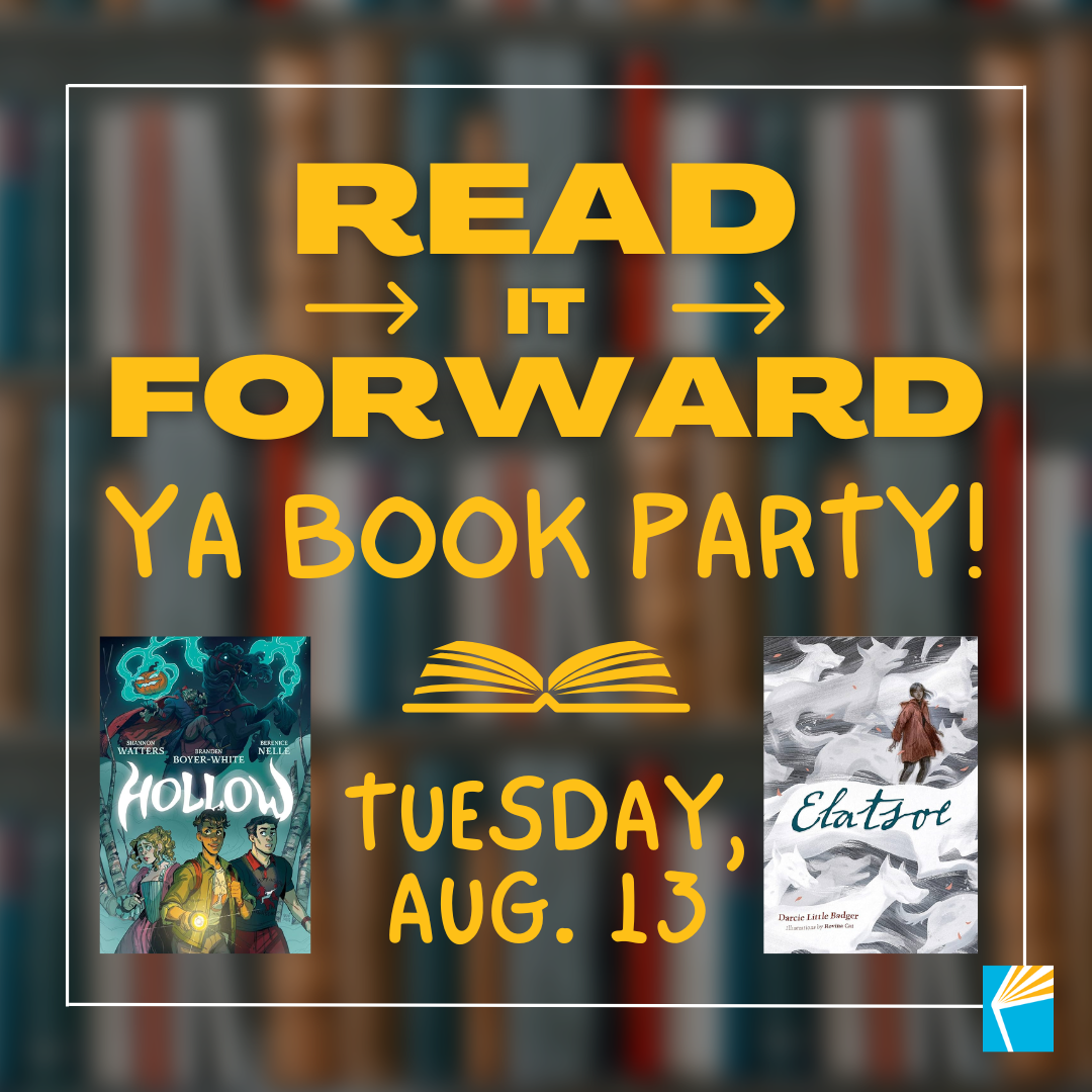 Read it Forward YA Book Party Tuesday August 13