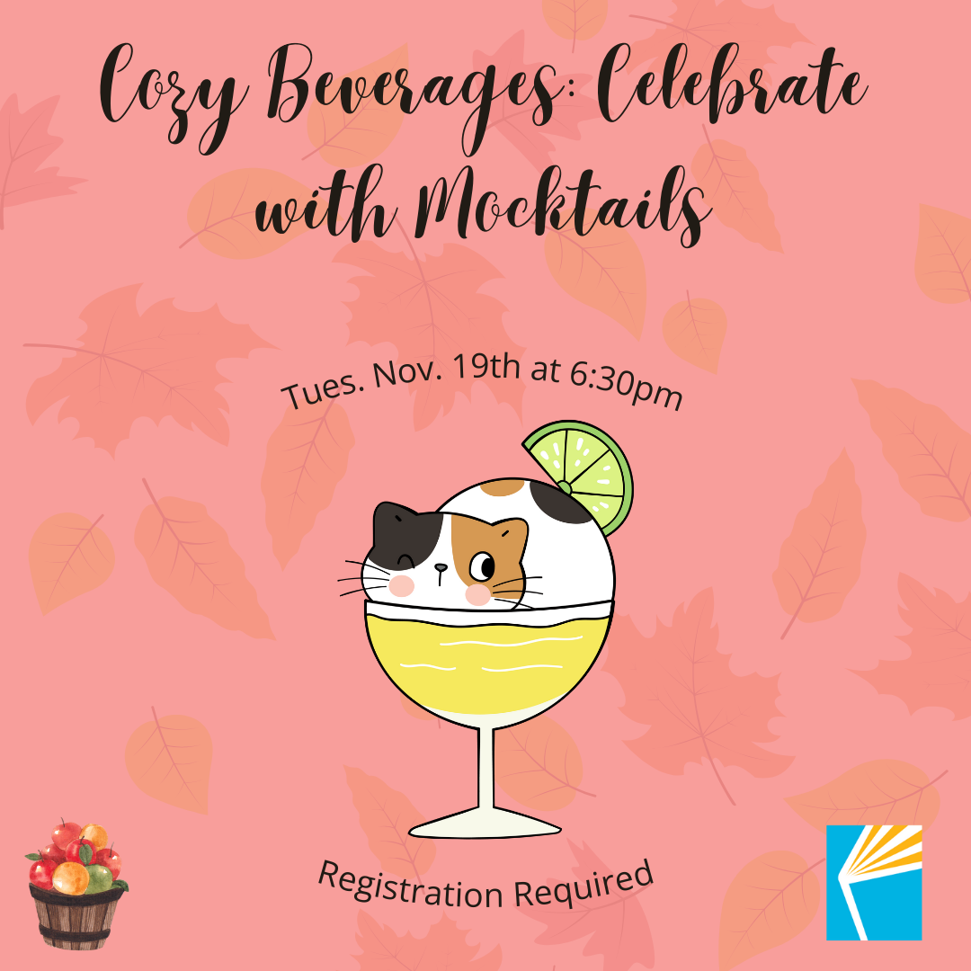 Celebrate with Mocktails graphic with date and time