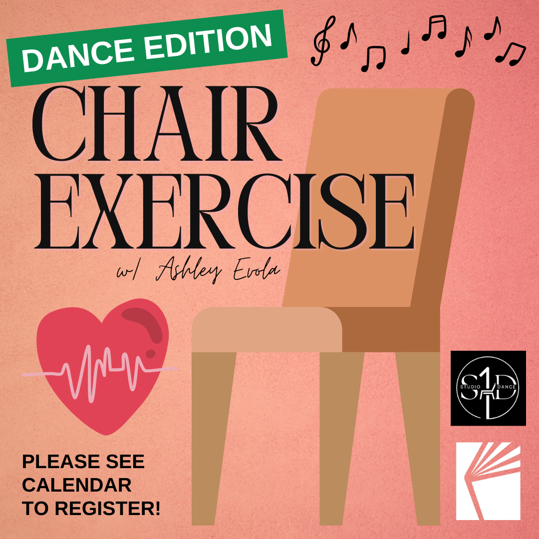 chair with heartbeat and music notes dance edition chair exercise