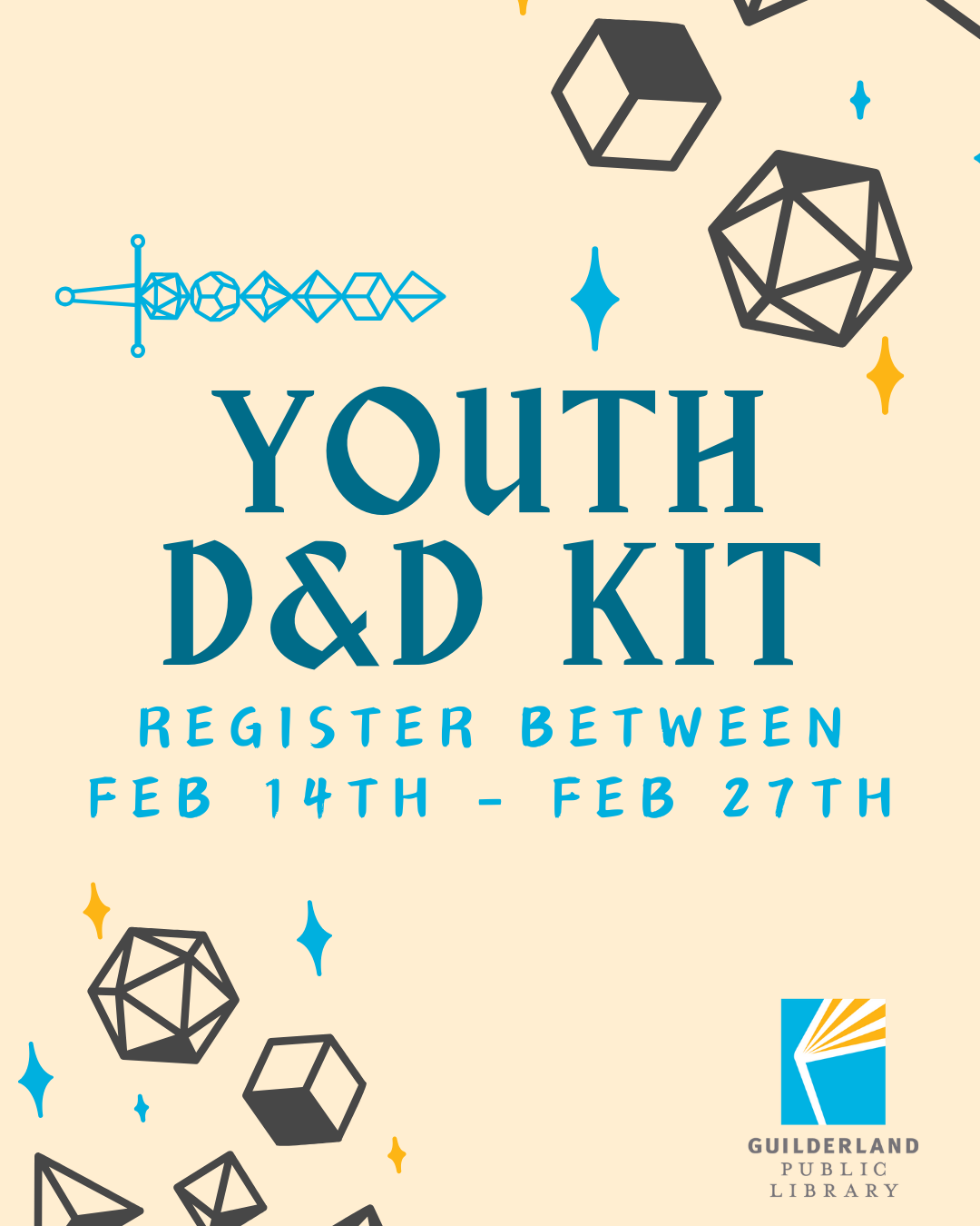 Youth D&D Kit, Register Between Feb 14th - Feb 27th