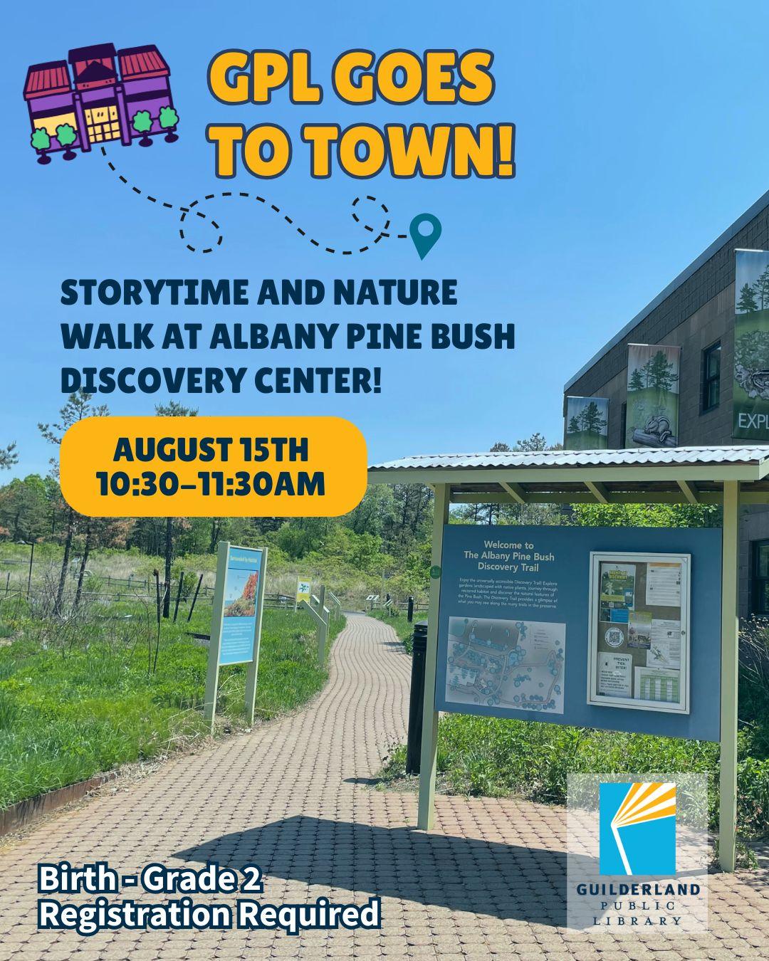 Image of Albany Pine Bush Discovery Center with GPL Icon in corner